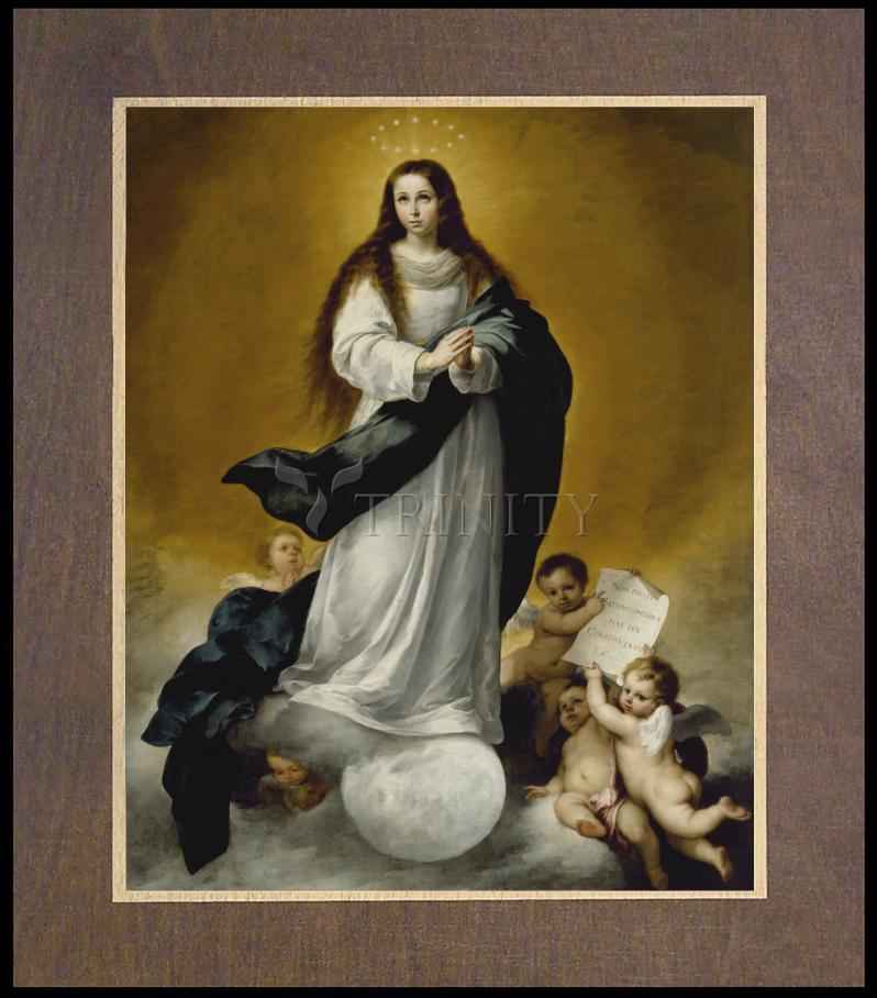 Immaculate Conception - Wood Plaque Premium