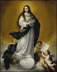 Wood Plaque - Immaculate Conception by Museum Art