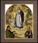 Wood Plaque Premium - Immaculate Conception with Sts. Joachim and Anne by Museum Art