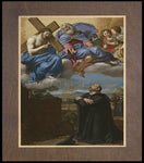 Wood Plaque Premium - St. Ignatius Loyola's Vision of Christ and God the Father at La Storta by Museum Art