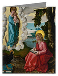 Custom Text Note Card - St. John the Evangelist on Patmos by Museum Art