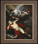 Wood Plaque Premium - St. Jerome in the Wilderness by Museum Art