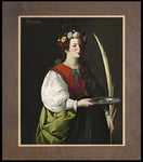 Wood Plaque Premium - St. Lucy by Museum Art