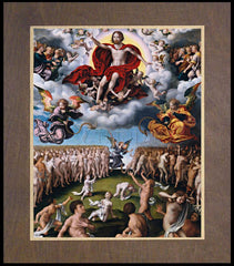 Wood Plaque Premium - Last Judgment by Museum Art