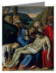 Custom Text Note Card - Lamentation by Museum Art