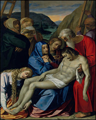 Wood Plaque - Lamentation by Museum Art