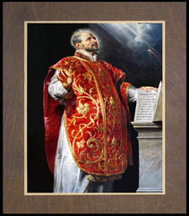 Wood Plaque Premium - St. Ignatius Loyola by Museum Art