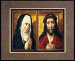 Wood Plaque Premium - Mourning Mary - Man of Sorrows by Museum Art