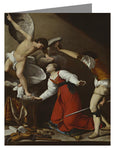 Custom Text Note Card - St. Cecilia, Martyrdom of by Museum Art