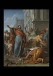 Holy Card - Miracles of St. James the Greater by Museum Art