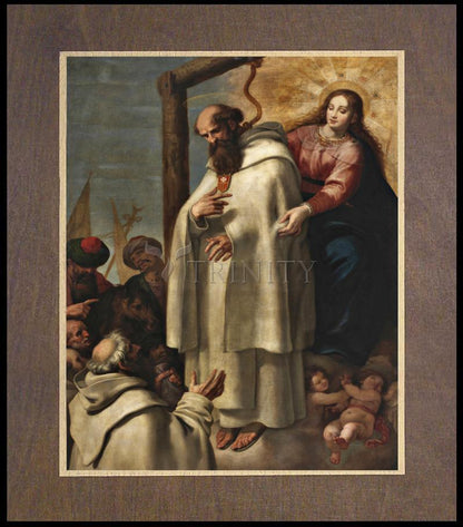 Martyrdom of St. Peter Armengol - Wood Plaque Premium
