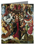 Custom Text Note Card - Mary, Queen of Heaven by Museum Art