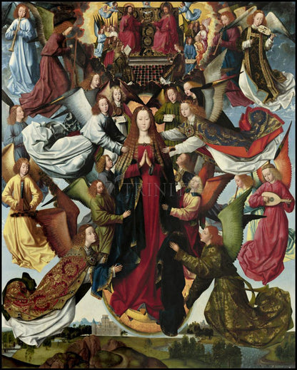 Mary, Queen of Heaven - Wood Plaque