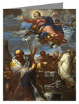 Custom Text Note Card - Assumption of Mary with Sts. Anne and Nicholas of Myra by Museum Art