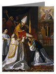 Note Card - Ordination and First Mass of St. John of Matha by Museum Art