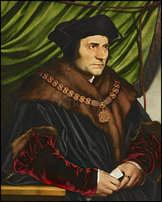 St. Thomas More - Wood Plaque