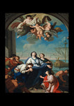 Holy Card - Departure of Sts. Paula and Eustochium for the Holy Land by Museum Art