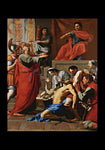 Holy Card - St. Paul Exorcizing Possessed Man by Museum Art