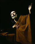 Wood Plaque - Penitent St. Peter by Museum Art