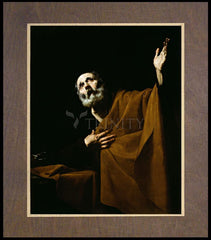 Wood Plaque Premium - Penitent St. Peter by Museum Art