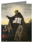 Note Card - Sts. Romanus of Antioch and Barulas by Museum Art