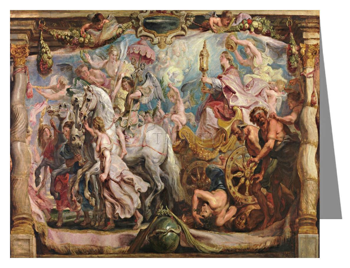 Triumph of the Church - Note Card Custom Text by Museum Classics - Trinity Stores