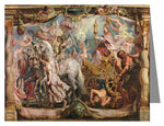 Custom Text Note Card - Triumph of the Church by Museum Art