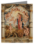 Note Card - Triumph of Divine Love by Museum Art