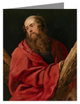 Custom Text Note Card - St. Andrew by Museum Art