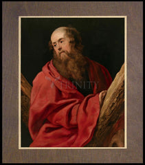 Wood Plaque Premium - St. Andrew by Museum Art