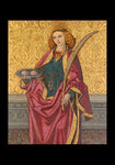 Holy Card - St. Agatha by Museum Art