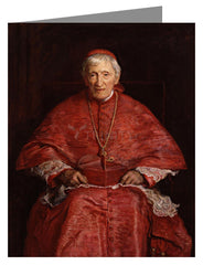 Custom Text Note Card - St. John Henry Newman by Museum Art