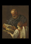 Holy Card - St. Matthew and Angel by Museum Art