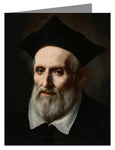 Custom Text Note Card - St. Philip Neri by Museum Art