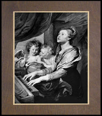 Wood Plaque Premium - St. Cecilia by Museum Art