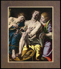 Wood Plaque Premium - St. Sebastian by Museum Art