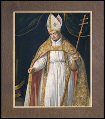 Wood Plaque Premium - St. Thomas of Villanueva by Museum Art