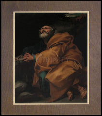 Wood Plaque Premium - Tears of St. Peter by Museum Art