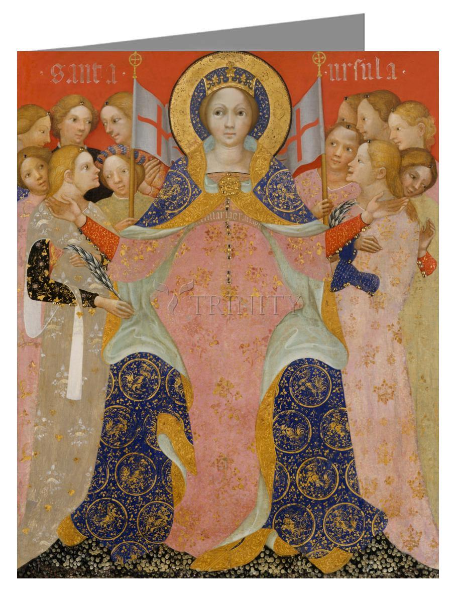 St. Ursula and Her Maidens - Note Card Custom Text