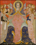 Wood Plaque - St. Ursula and Her Maidens by Museum Art