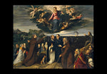 Holy Card - Mary Adored by Saints by Museum Art