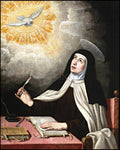Wood Plaque - St. Teresa of Avila by Museum Art