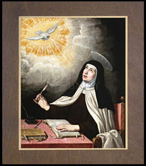 Wood Plaque Premium - St. Teresa of Avila by Museum Art