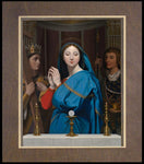 Wood Plaque Premium - Mary Adoring the Host by Museum Art