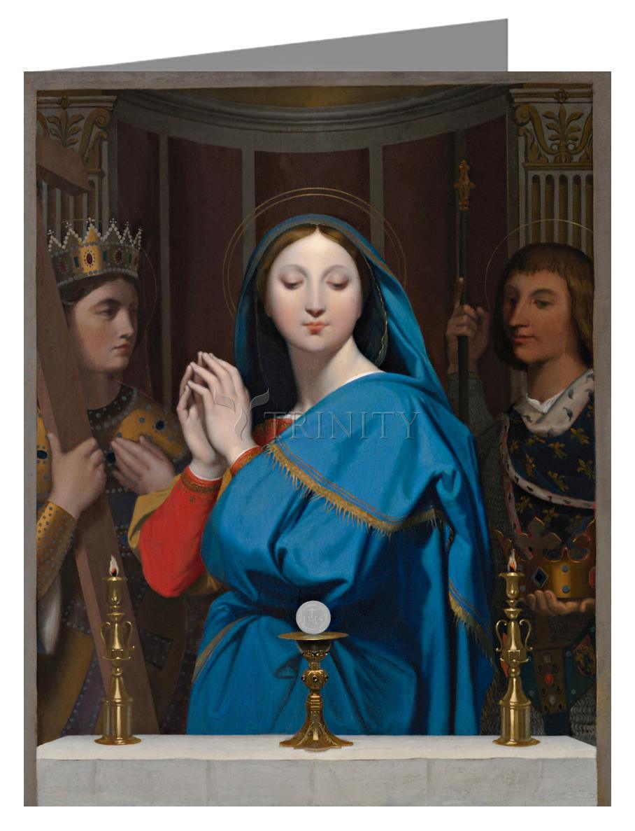Mary Adoring the Host - Note Card by Museum Classics - Trinity Stores