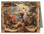 Custom Text Note Card - Victory of Truth over Heresy by Museum Art