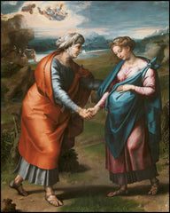 Wood Plaque - Visitation by Museum Art