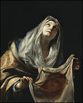 Wood Plaque - St. Veronica with Veil by Museum Art