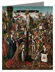 Custom Text Note Card - Crucifixion by Museum Art