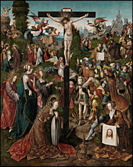 Wood Plaque - Crucifixion by Museum Art